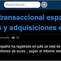 El mercado transaccional espaol registra 203 fusiones y adquisiciones en julio